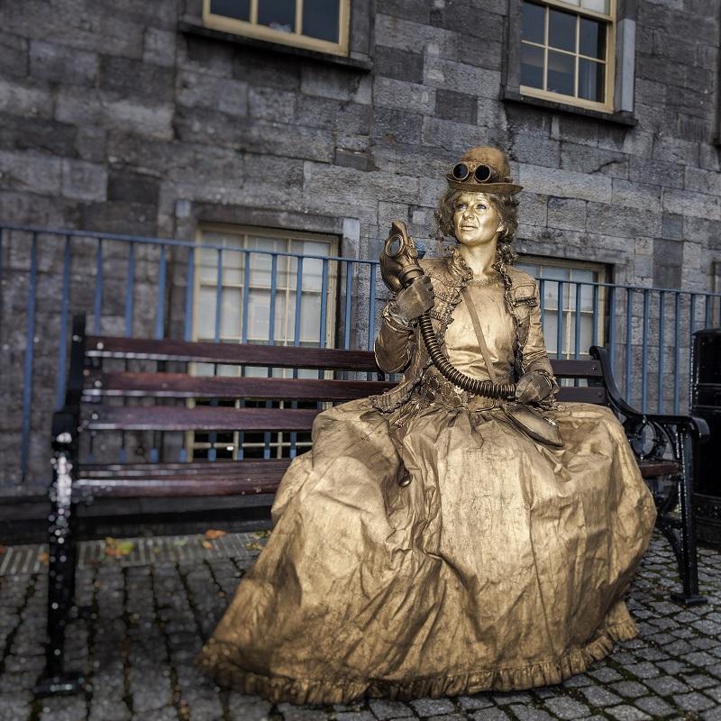 Steampunk Lady - A Captivating Living Statue and Walkabout for Enchanting Events and Festivals